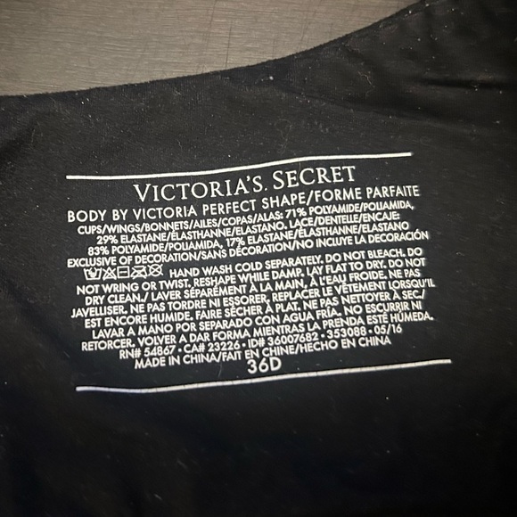 Victoria’s Secret Body by Victoria Demi Bra 36D Nude & Black (Lot of 2) - Picture 3 of 6